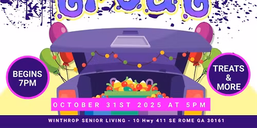 Helping Hands & Winthrop Senior Living 3rd Annual Trunk or Treat!