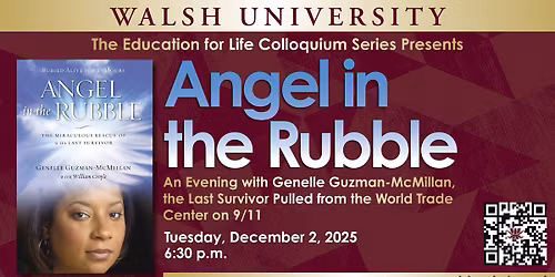 Angel in the Rubble Presentation and Book Signing with the Last Survivor Pulled from the 9\/11 Attack