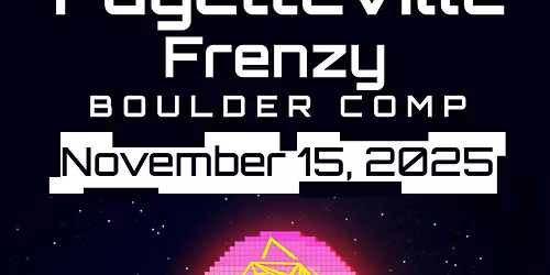 Fayetteville Frenzy Boulder Comp