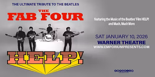 The Fab Four: Tribute to the Beatles\u2019 Help and the Hits in Erie, PA