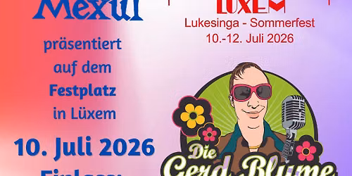 Die Gerd Blume Show beim Lukesinga-Sommerfest