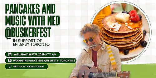 Pancakes and Music with Ned @ BuskerFest