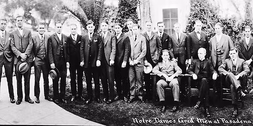 Rockne Speaker Series:  Rockne: Molder of Men