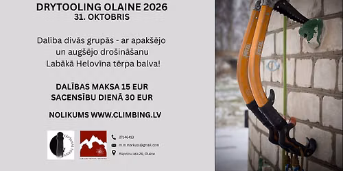 Latvijas kauss alp\u012bnism\u0101 "Drytooling Olaine 2026"