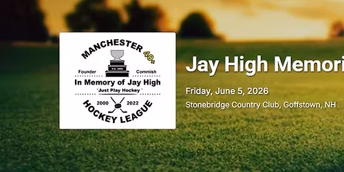 2nd Annual Jay High Memorial Golf Tournament