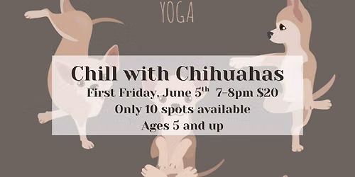 Chill with Chihuahuas (Yoga event)