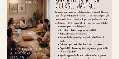 Luxury Pregnancy Retreat and Antenatal Day Course