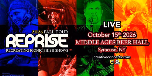 REPRISE: Recreating Iconic Phish Shows LIVE at Middle Ages Beer Hall 10\/15