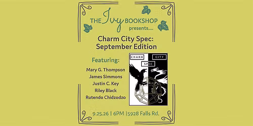 Charm City Spec: September Edition
