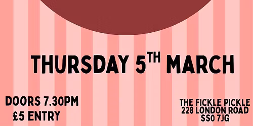 Fickle Thursdays Presents --- Phil Burdett Ensemble, JTHC, JDHD. & Tom Corbyn