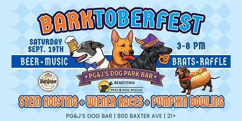 PG&J\u2019s 6th Annual BARKtoberfest & Animal Rescue Benefit