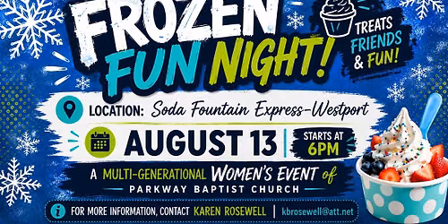 Frozen Fun Night-Parkway Baptist Women