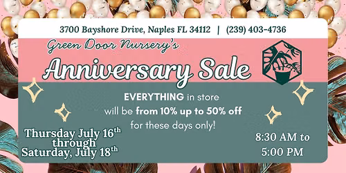 Storewide Anniversary Sale!