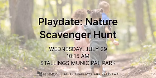 Playdate for Kids | Nature Scavenger Hunt