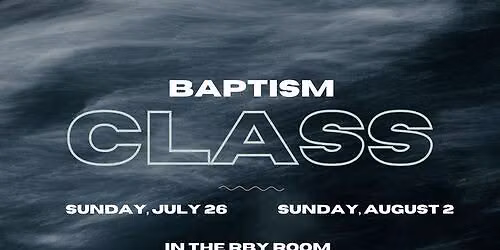 Baptism Class