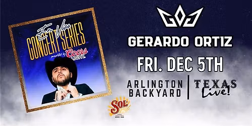 En Vivo: Gerardo Ortiz