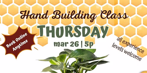 \ud83c\udf3fBoho Planter Hand Building Class\ud83c\udf3f