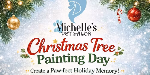 Holiday Paw Painting \ud83d\udc3e 