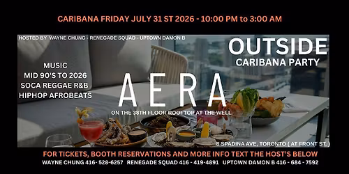 Outside Caribana Rooftop Party
