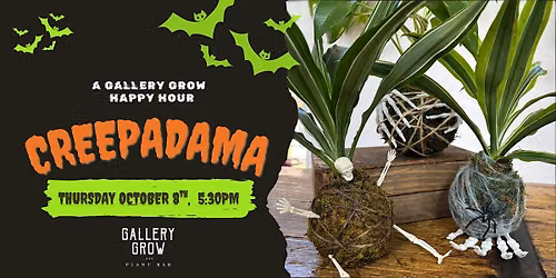 Creepadama: A Haunted Kokedama Workshop
