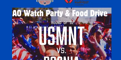 \ud83c\uddfa\ud83c\uddf8 Word Cup Round of 32 Watch Party: USA vs Bosnia & Herzegovina