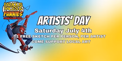 FFF Melb Artists' Day Sat July 4th 12-5 PM