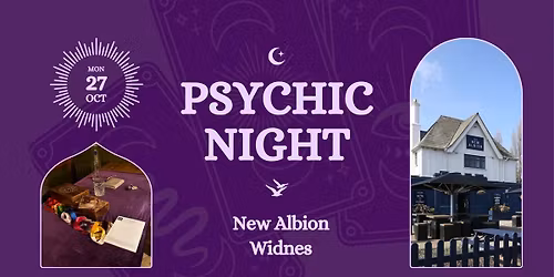 121 Psychic Readings at The New Albion Widnes
