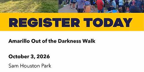 Amarillo Out of the Darkness Walk