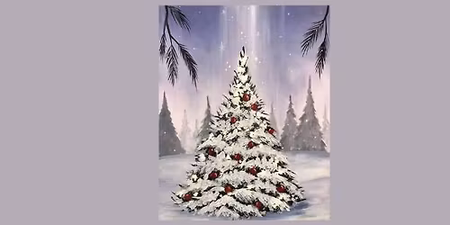 Paint and Sip Dreaming of a White Christmas