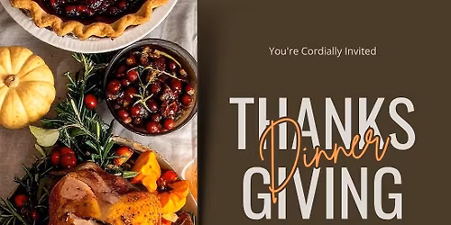 10TH Community Thanksgiving Dinner hosted by The Church Of Jesus Christ Whole Truth (1 PM-3 PM CST)