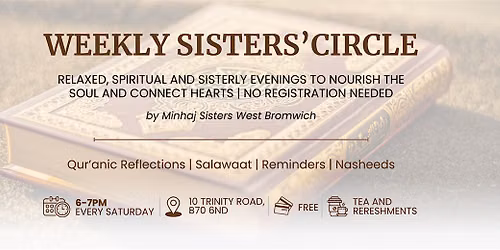 Weekly Sisters' Circle | West Bromwich