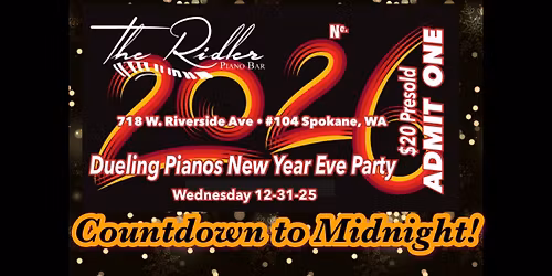 NYE Dueling Pianos \ud83c\udfb6\ud83c\udfb9\ud83c\udf7e\ud83e\udd42