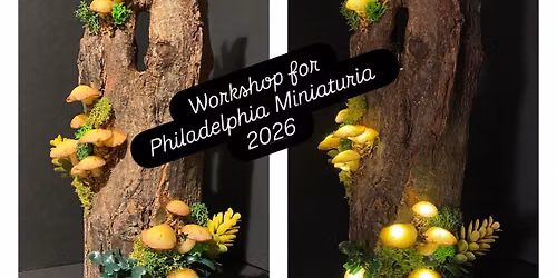 Cold Porcelain and Lighted Mushrooms Workshop
