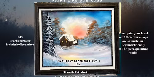 Paint like BOB ROSS winters seclusion