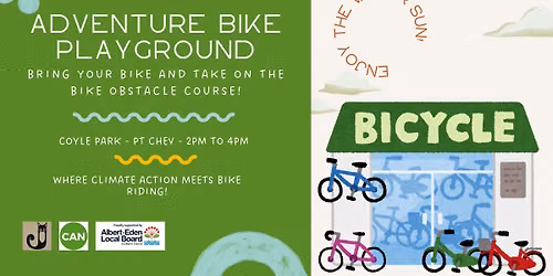 Adventure Bike Playground in Pt Chev: Obstacle Course edition.