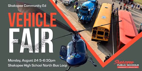 Shakopee Community Ed Vehicle Fair
