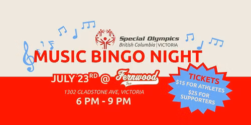Music Bingo for Special Olympics Victoria