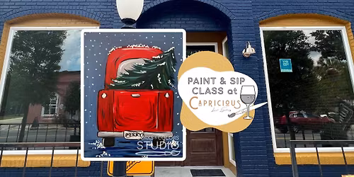 Christmas Truck Painting Class at Capricious (Newberry)