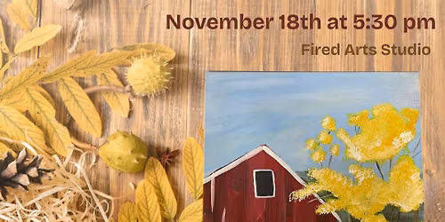 Weekly Canvas Painting Workshop: Indiana Farm