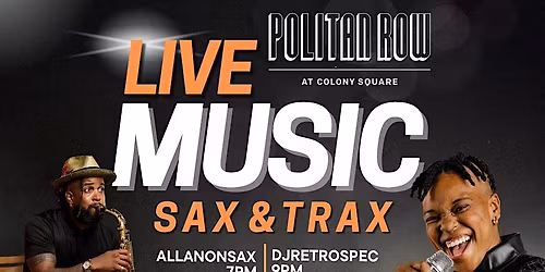 Live Music: Sax & Trax [Saxophonist & DJ Set]