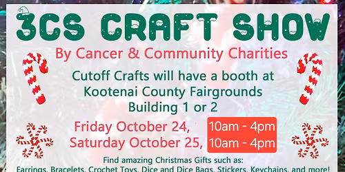 3Cs Craft Show - Cutoff Crafts Booth