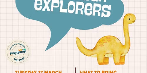 Playgroup Week 8\ufe0f\u20e3 - Dinosaur Explorers
