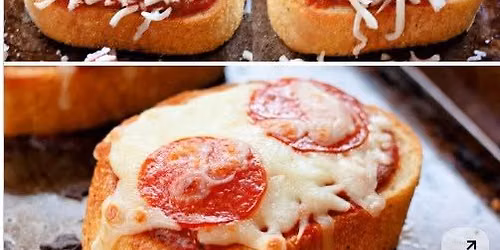 Garlic Bread Personal Pizzas