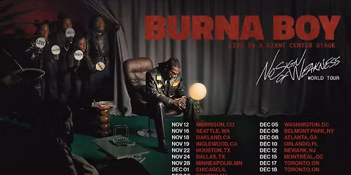 Burna Boy Dallas Tickets