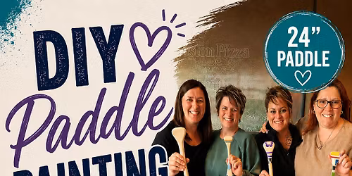 DIY Canoe Paddle Painting