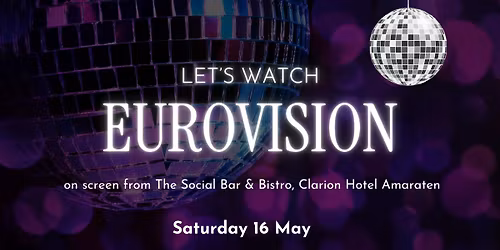 Eurovision Song Contest live p\u00e5 storbildssk\u00e4rm & musikquiz \u2728