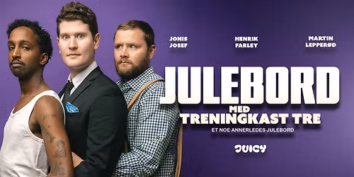 UTSOLGT: Julebord med Terningkast 3 \/\/ Byscenen i Trondheim