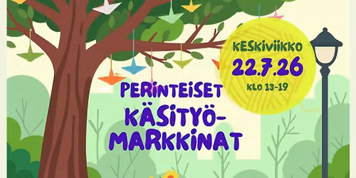 K\u00e4sity\u00f6markkinat Esikunnanpuistossa