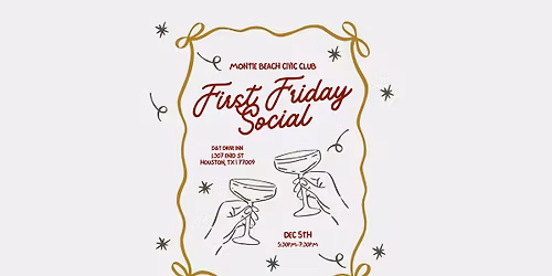 DECEMBER FIRST FRIDAY SOCIAL