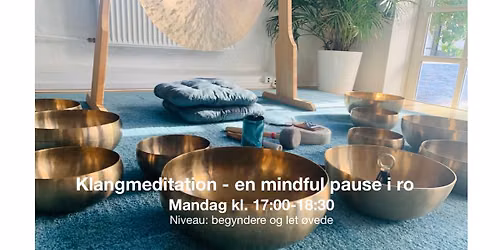 Odense: Find din indre oase med klangbad v\/ Anne Viese - mandag i ulige uger